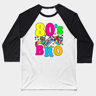 vintage lover This Is My 80s Bro T-Shirt for dad 80's 90's Party Tee Baseball T-Shirt